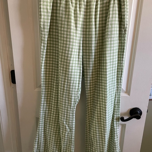 American Eagle Two Piece green gingham check set - Picture 3 of 3